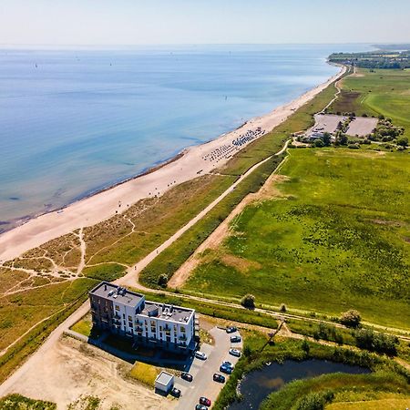 Beachterraceone - Eg, Meerblick, Terrasse, Kamin, Sauna Olpenitz Kültér fotó