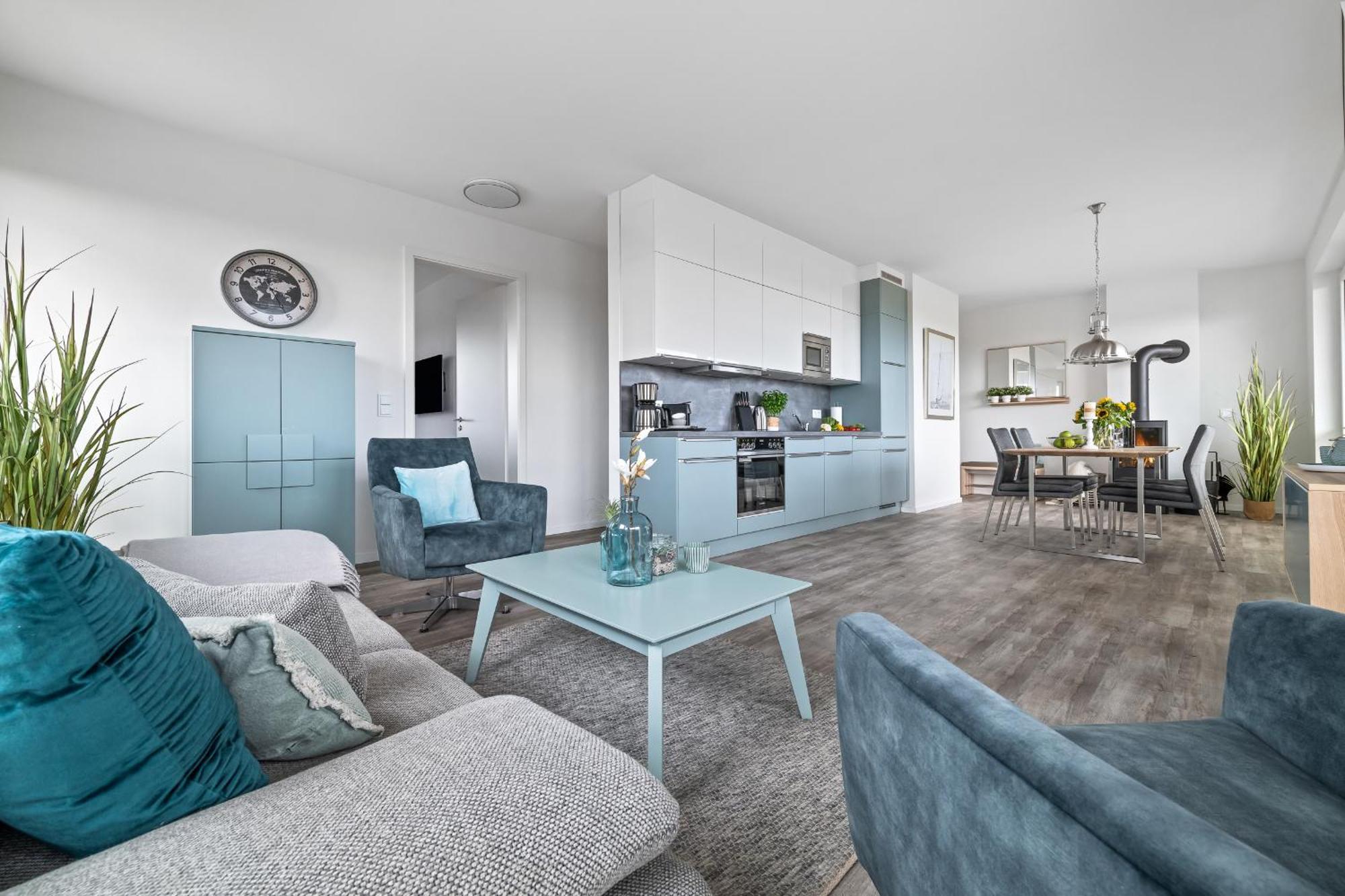 Beachterraceone - Eg, Meerblick, Terrasse, Kamin, Sauna Olpenitz Kültér fotó