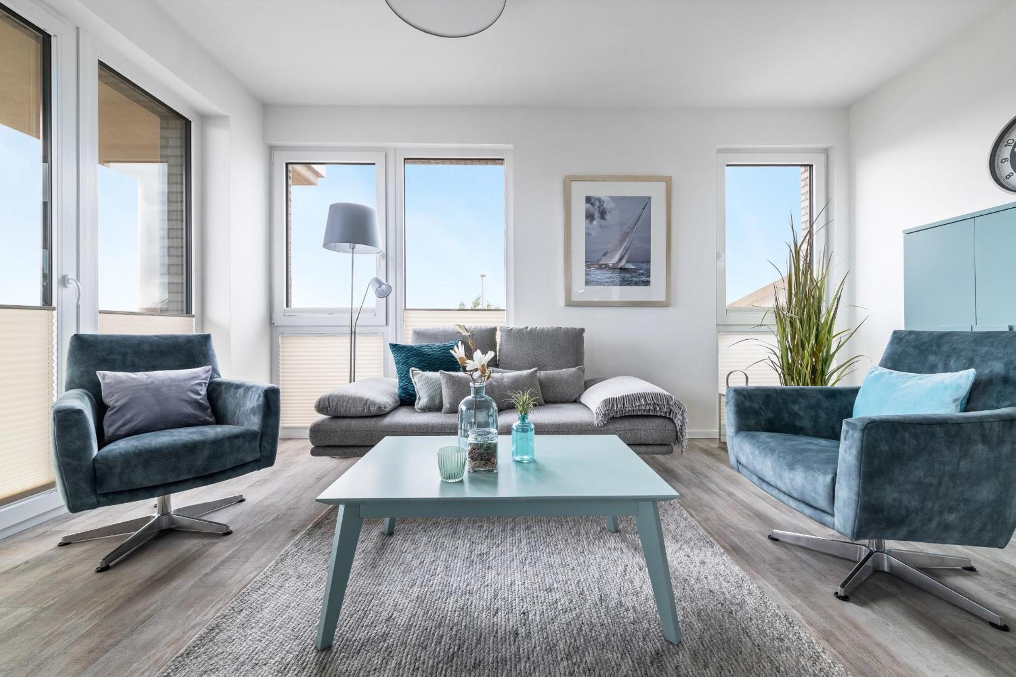 Beachterraceone - Eg, Meerblick, Terrasse, Kamin, Sauna Olpenitz Kültér fotó