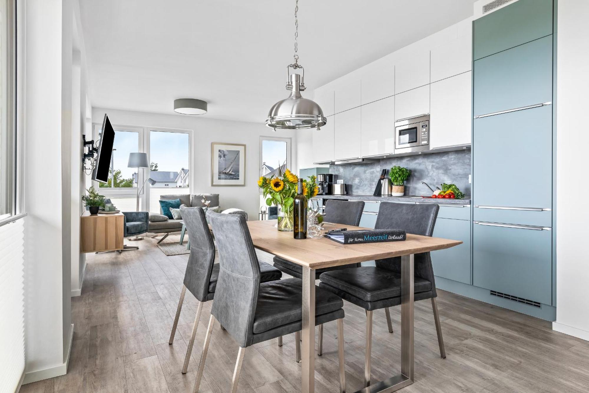 Beachterraceone - Eg, Meerblick, Terrasse, Kamin, Sauna Olpenitz Kültér fotó
